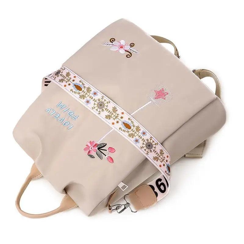 Modern Waterproof Anti-Theft School Backpack for Women