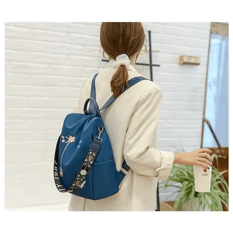 Modern Waterproof Anti-Theft School Backpack for Women