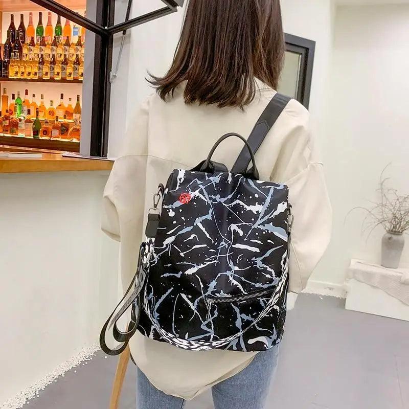 Modern Waterproof Anti-Theft School Backpack for Women