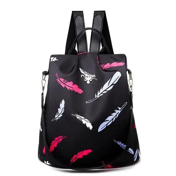 Modern Waterproof Anti-Theft School Backpack for Women