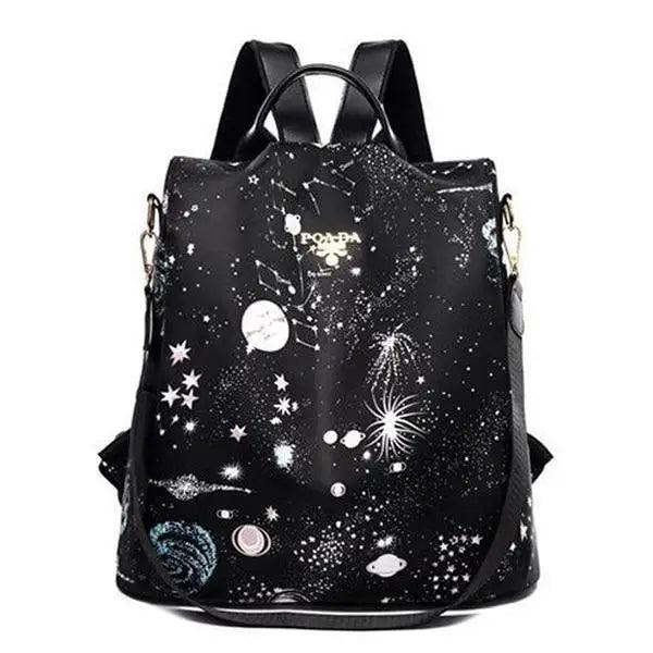 Modern Waterproof Anti-Theft School Backpack for Women