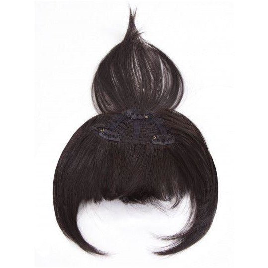 Modern Fringe Clip-In Bangs - Versatile Brown & Blonde Hairpiece