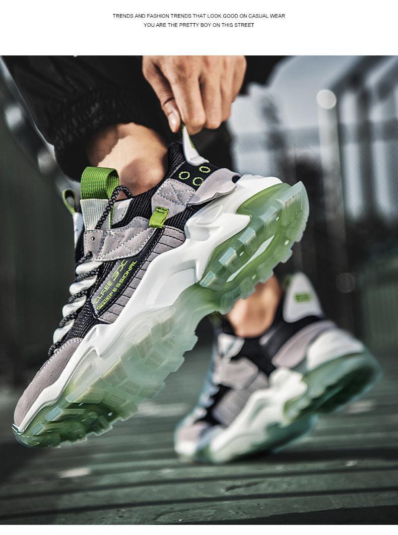 Men's Lightweight Breathable Techwear Sneakers for Sports & Gym