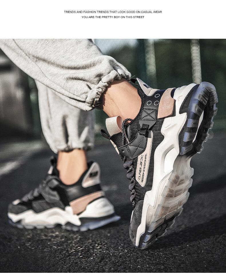 Men's Lightweight Breathable Techwear Sneakers for Sports & Gym