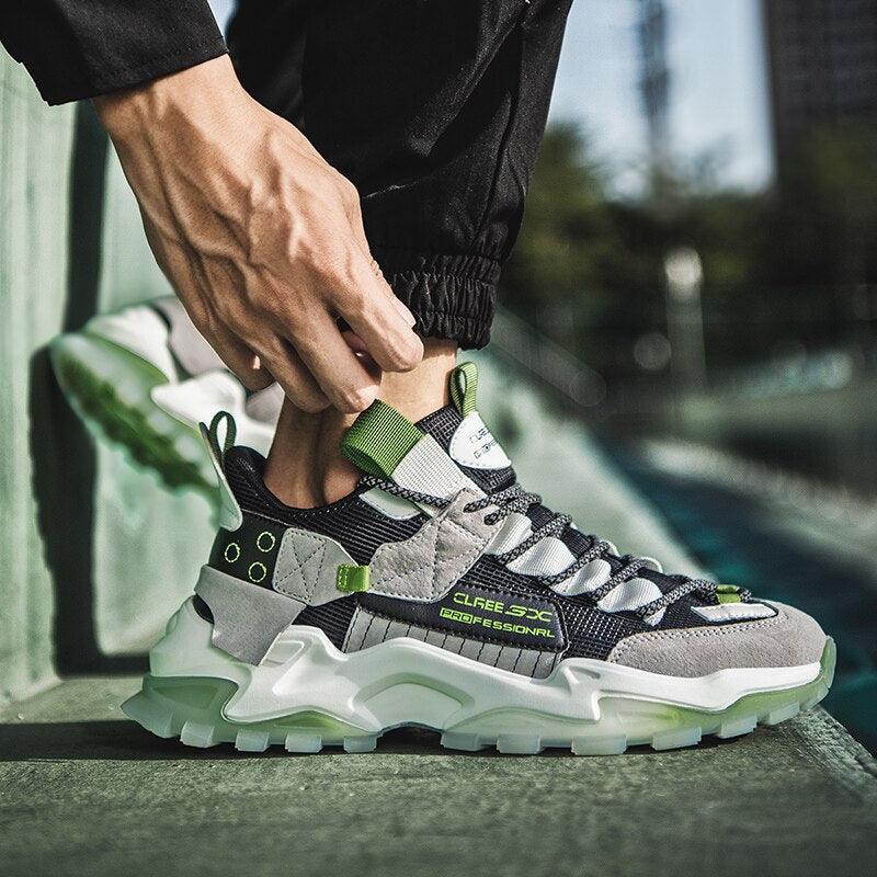 Men's Lightweight Breathable Techwear Sneakers for Sports & Gym
