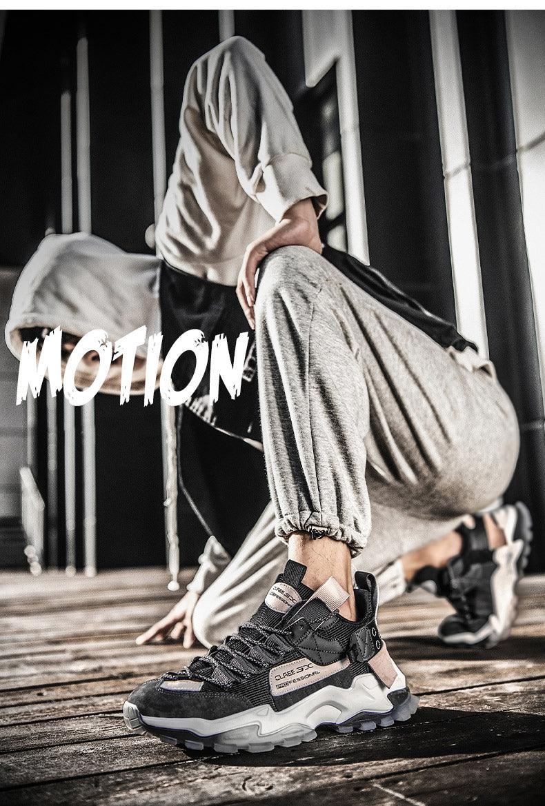 Men's Lightweight Breathable Techwear Sneakers for Sports & Gym
