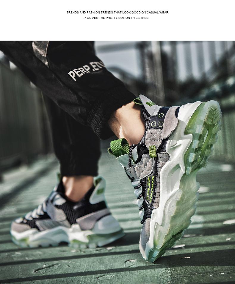 Men's Lightweight Breathable Techwear Sneakers for Sports & Gym