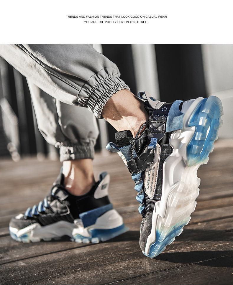 Men's Lightweight Breathable Techwear Sneakers for Sports & Gym