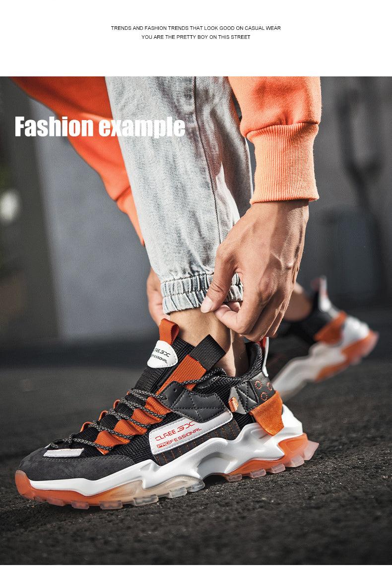 Men's Lightweight Breathable Techwear Sneakers for Sports & Gym