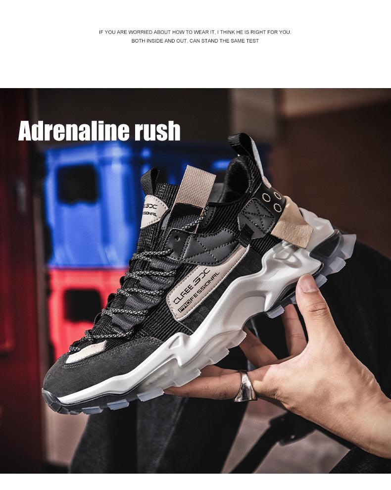 Men's Lightweight Breathable Techwear Sneakers for Sports & Gym