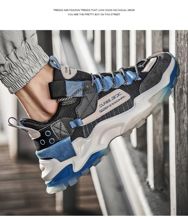 Men's Lightweight Breathable Techwear Sneakers for Sports & Gym