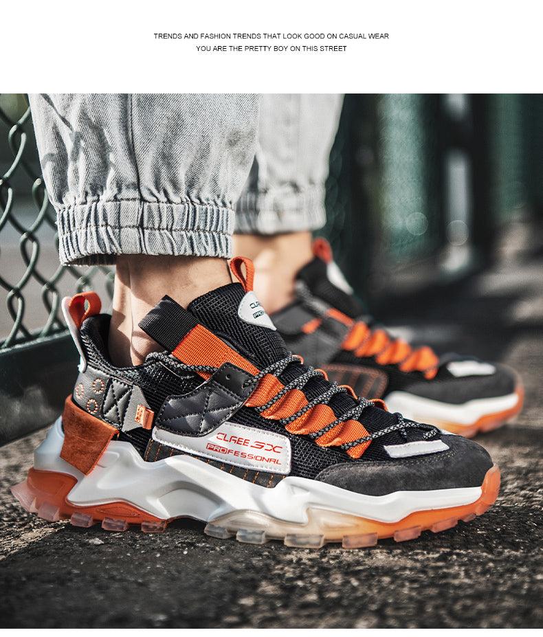 Men's Lightweight Breathable Techwear Sneakers for Sports & Gym