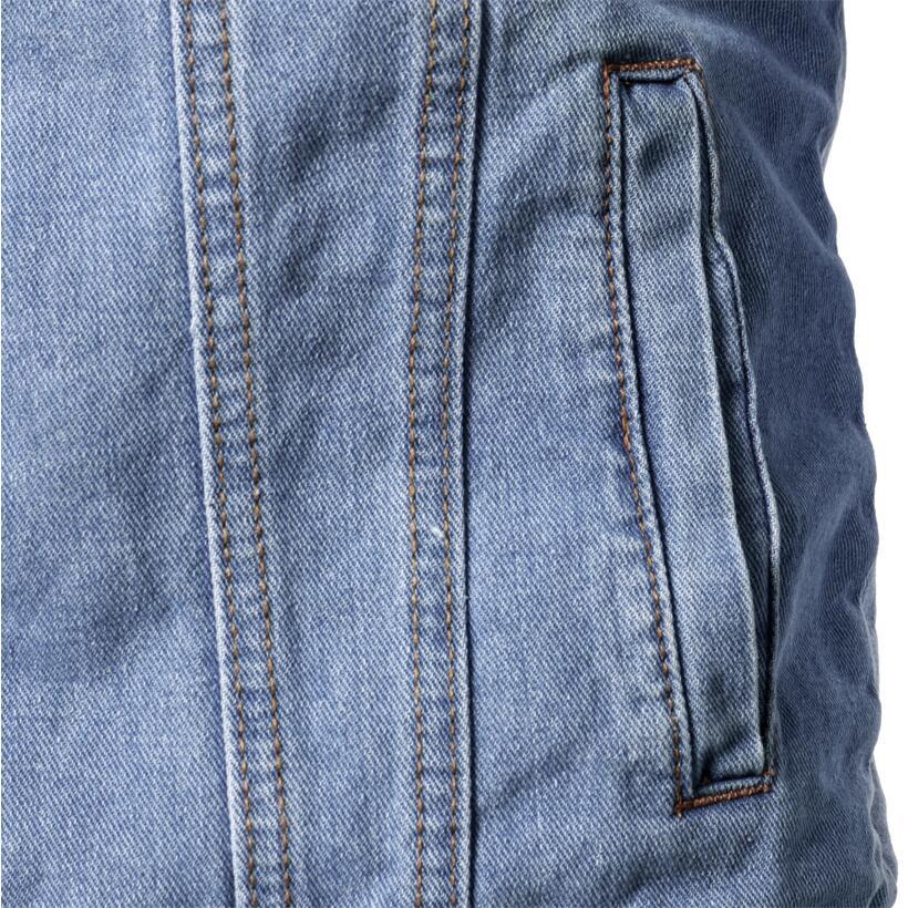 Modern Men's Slim Fit Cotton Winter Coat in Light Blue