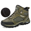 Men's Water-Resistant Fur Lined Boots - Warm Winter Outdoor Shoes
