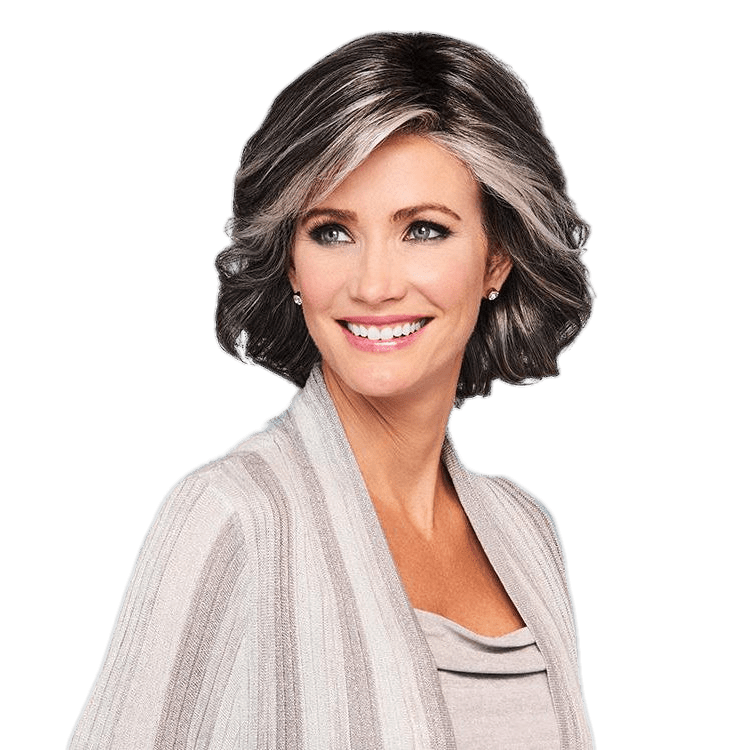 Modern Motif by Gabor classic bob wig in sophisticated grey and silver tones