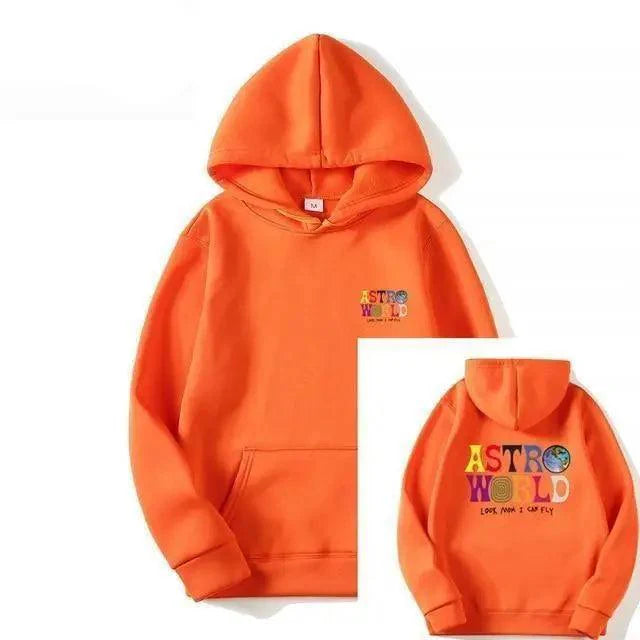Men's Graphic Print Hoodie - Hip Hop Streetwear Knit Jumper