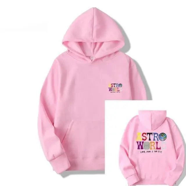 Men's Graphic Print Hoodie - Hip Hop Streetwear Knit Jumper