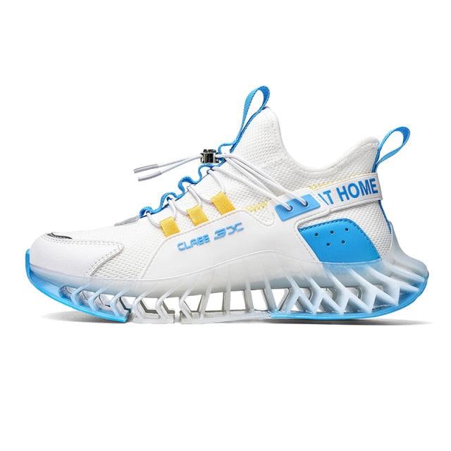 Men's Modern Techwear Blade Sneakers Breathable Knit Running Shoes