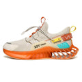 Men's Modern Techwear Blade Sneakers Breathable Knit Running Shoes