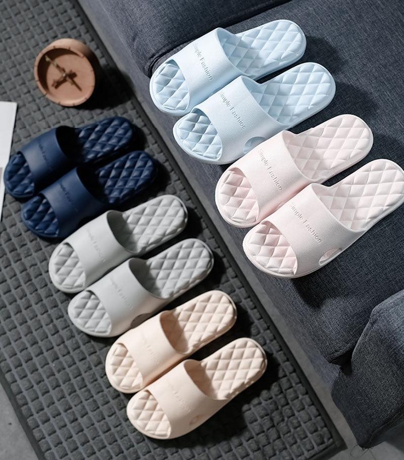 Women’s Thick Bottom EVA Shower Slippers – Soft Non-Slip Home Slides