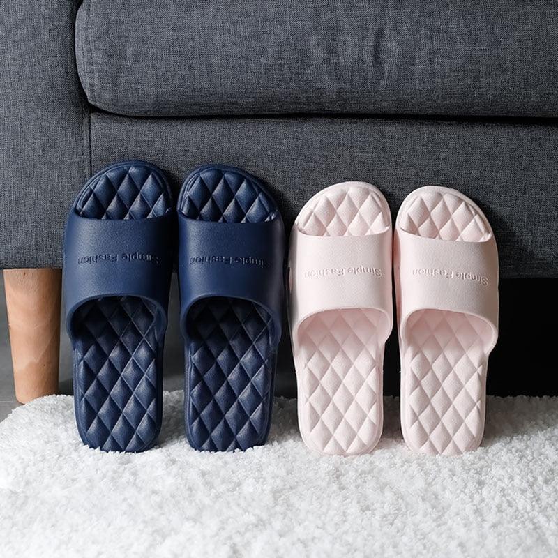 Women’s Thick Bottom EVA Shower Slippers – Soft Non-Slip Home Slides