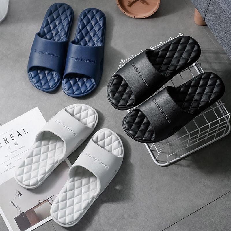 Women’s Thick Bottom EVA Shower Slippers – Soft Non-Slip Home Slides