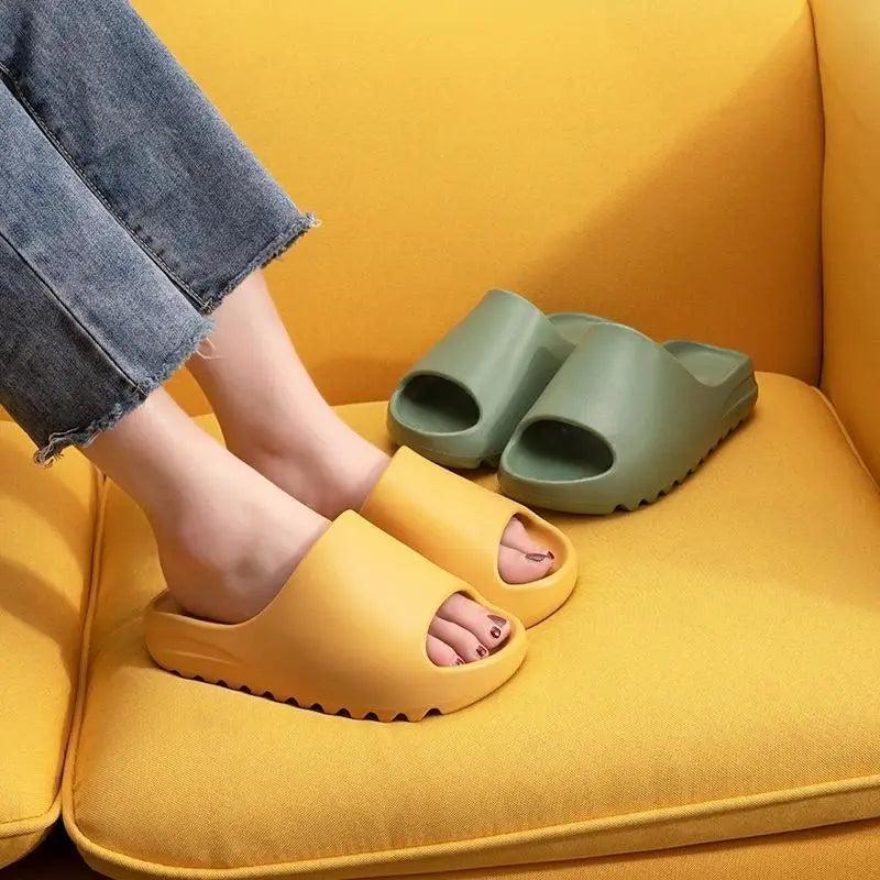 Minimalist Unisex Soft Thick Slide Sandals Arch Support Slippers
