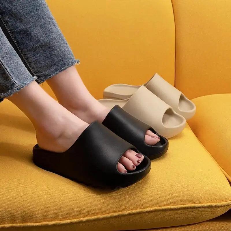 Minimalist Unisex Soft Thick Slide Sandals Arch Support Slippers