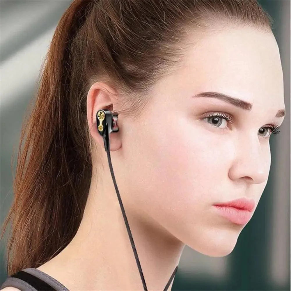 Professional Wired Earphones with 3.5mm Jack & Stereo Hi-Fi Sound