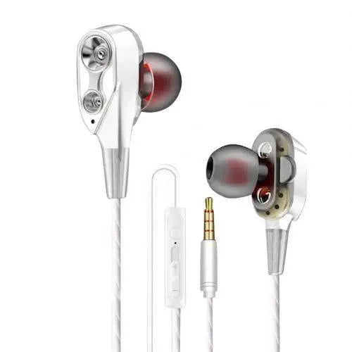 Professional Wired Earphones with 3.5mm Jack & Stereo Hi-Fi Sound
