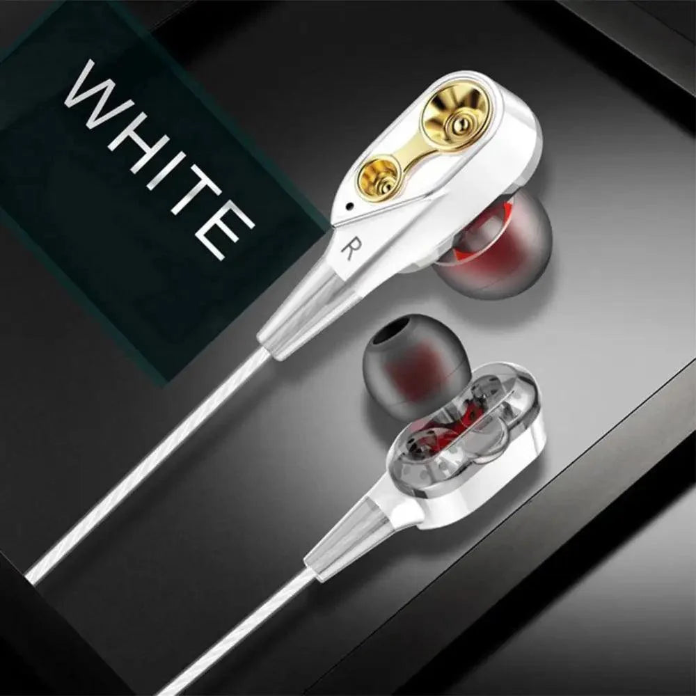 Professional Wired Earphones with 3.5mm Jack & Stereo Hi-Fi Sound
