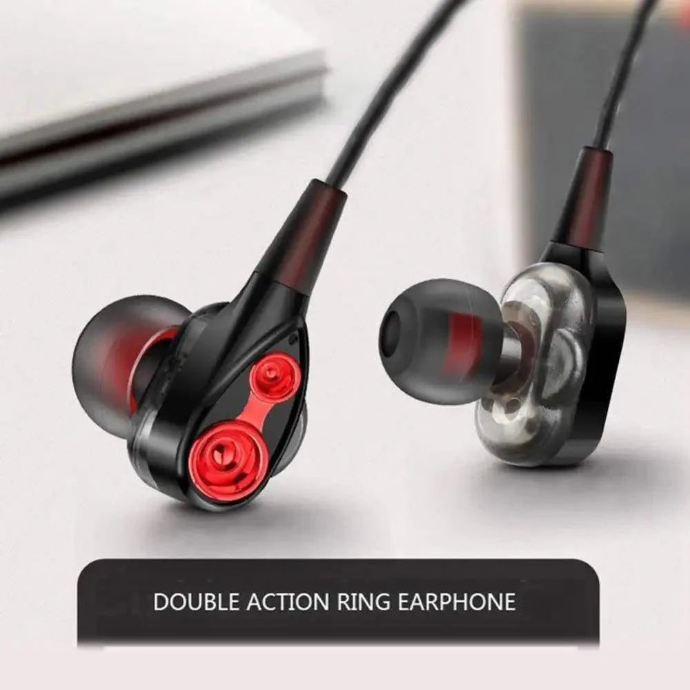 Professional Wired Earphones with 3.5mm Jack & Stereo Hi-Fi Sound