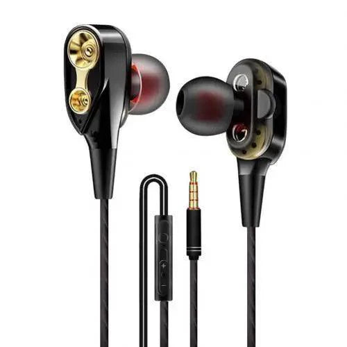 Professional Wired Earphones with 3.5mm Jack & Stereo Hi-Fi Sound