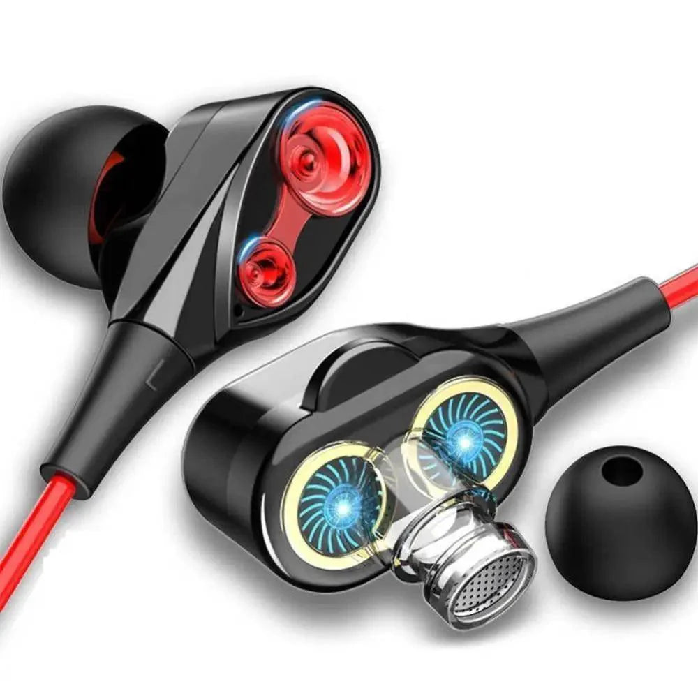 Professional Wired Earphones with 3.5mm Jack & Stereo Hi-Fi Sound