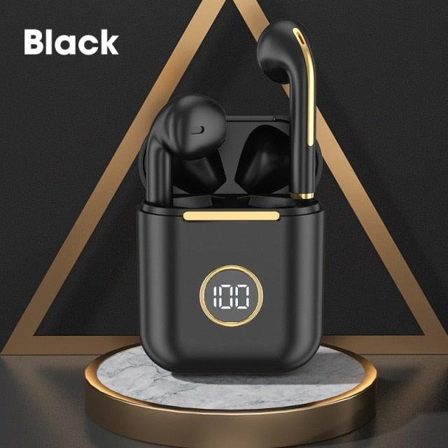 Modern White Wireless Bluetooth 5.0 HIFI Sports Earphones