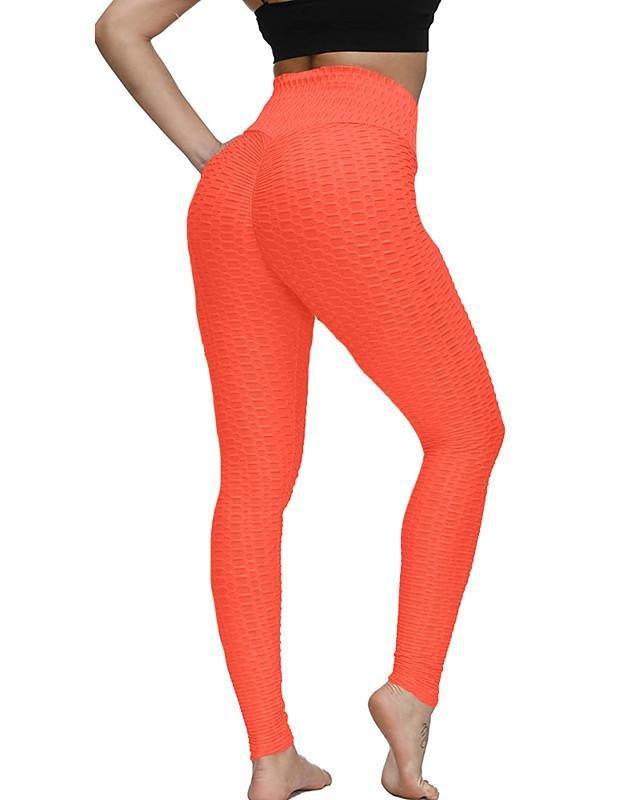 High Waist Seamless Yoga Leggings Push Up Tummy Control Workout Pants