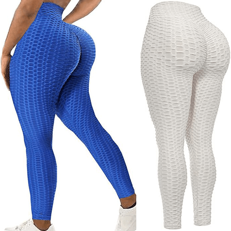 High Waist Seamless Yoga Leggings Push Up Tummy Control Workout Pants