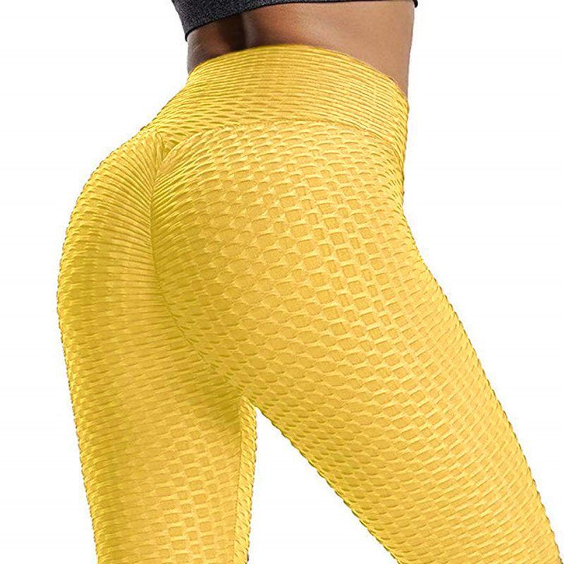 High Waist Seamless Yoga Leggings Push Up Tummy Control Workout Pants