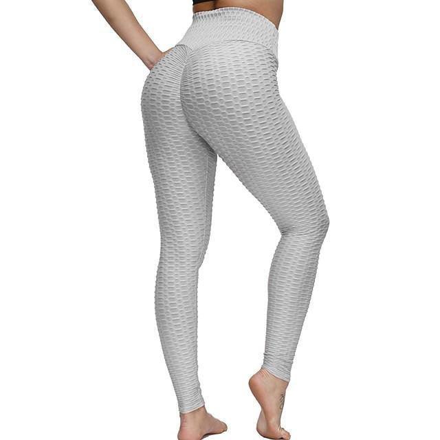 High Waist Seamless Yoga Leggings Push Up Tummy Control Workout Pants