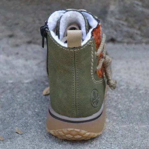 Womens Warm Plush Ankle Boots Retro Casual Winter Snow Sneakers