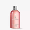 10fl oz bottle of Molton Brown Delicious Rhubarb & Rose Bath & Shower Gel
