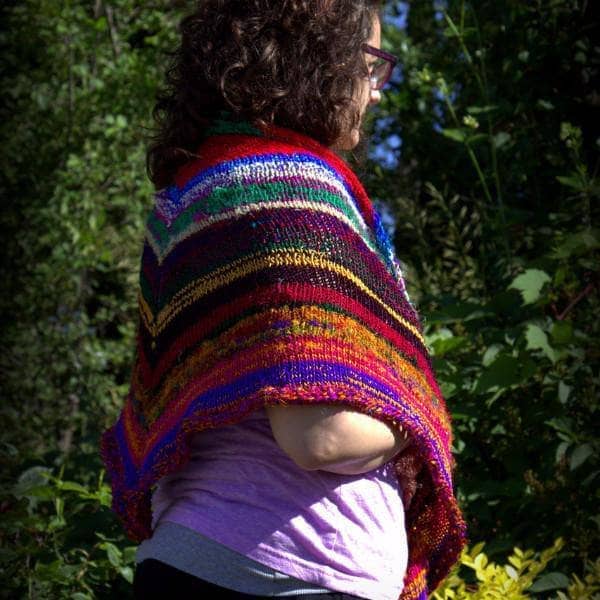 Moment of Zen Shawl Knitting Kit - Easy DIY Craft Project
