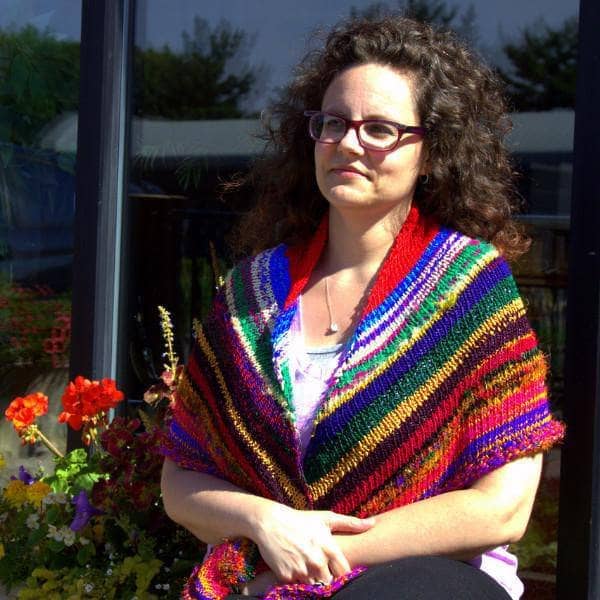 Moment of Zen Shawl Knit Pattern for Spice Market Yarn