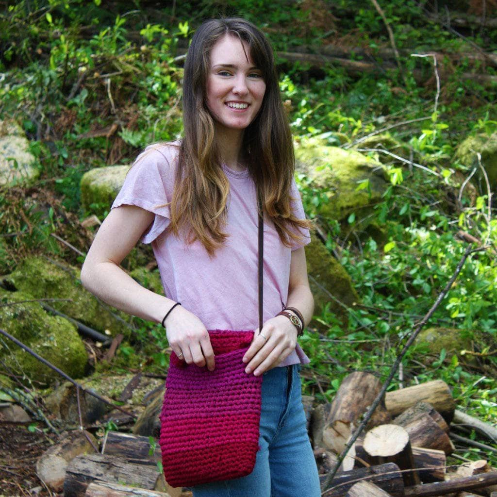 Mommy + Me Crochet Tote and Backpack Pattern Set - Bohemian Style