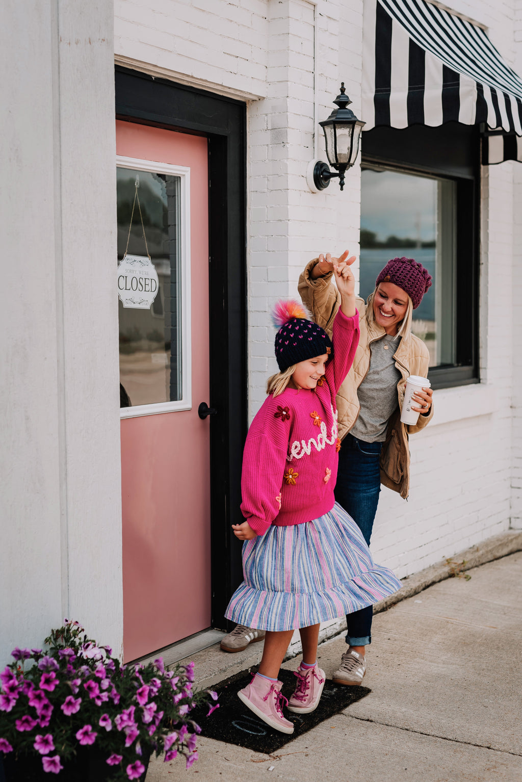 Crochet Slouch Hat | Fig Purple Beanie