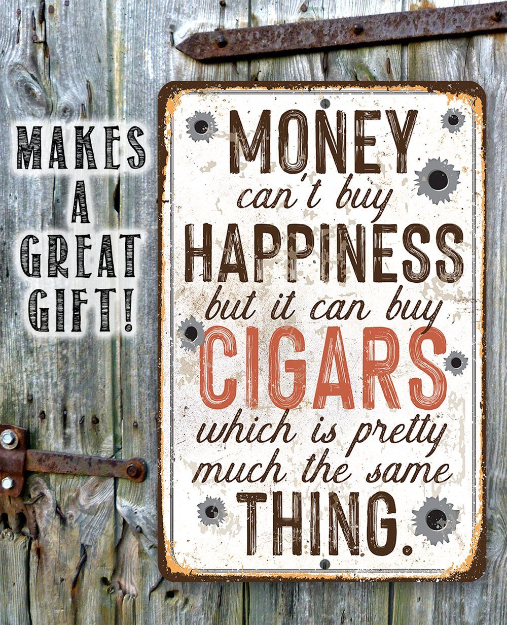 Money Can Buy Cigars - Metal Sign