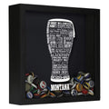 Montana Beer Typography Shadow Box