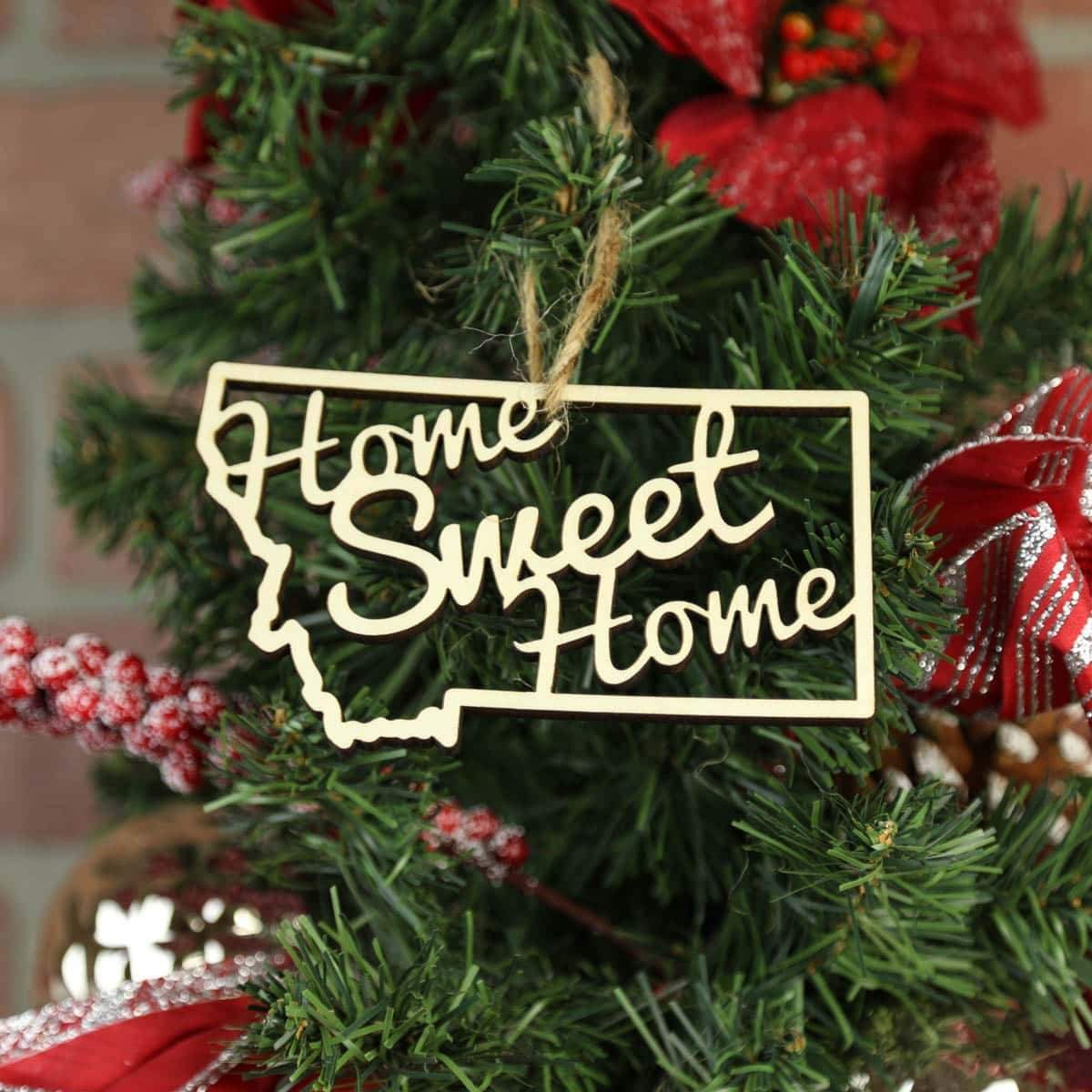 Montana Home Sweet Home Ornaments