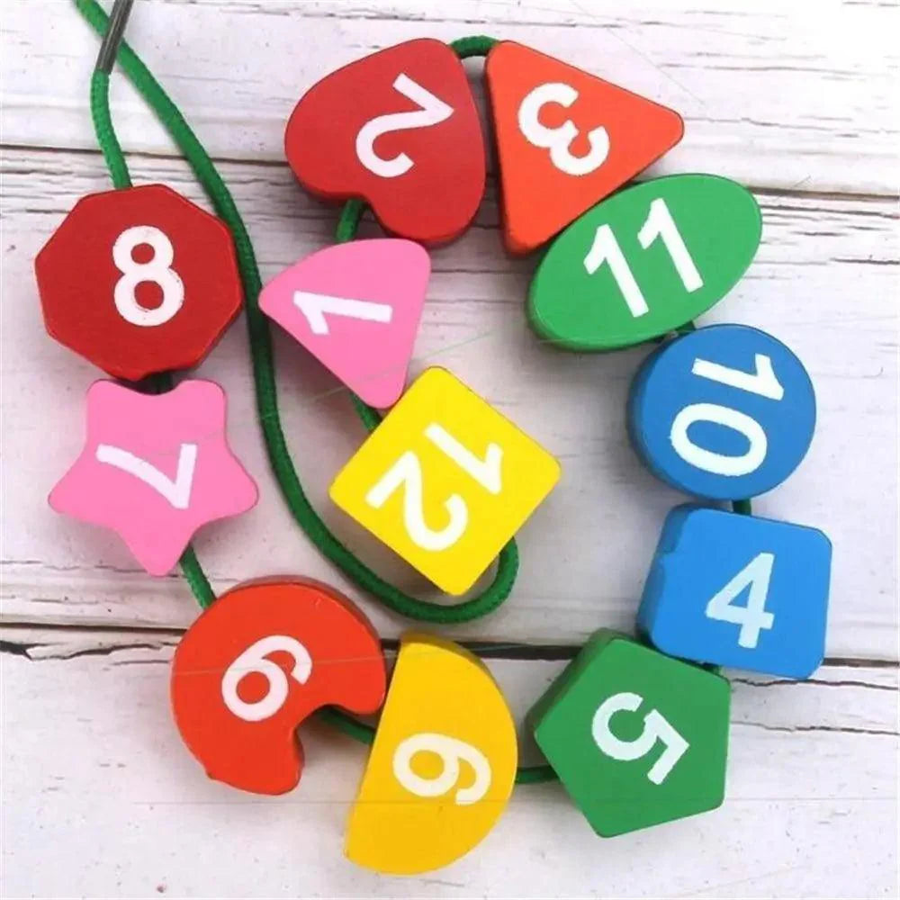 Montessori Wooden Animal Geometry Clock Puzzle Toy