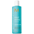 Bottle of Moroccanoil Color Care Shampoo in signature teal and orange packaging